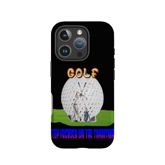 KEEP FOCUSED GOLF 01 IPhone Cases