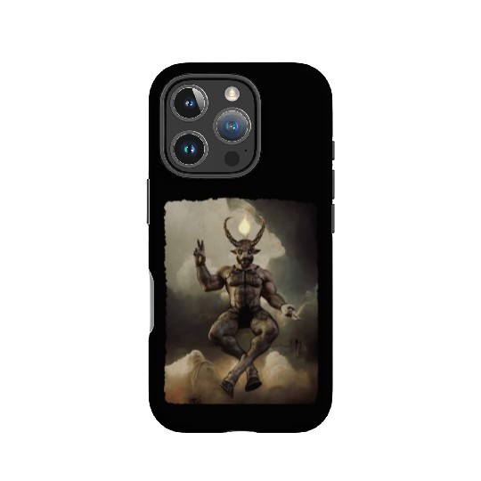 Daddy Baphomet dark PG IPhone Cases