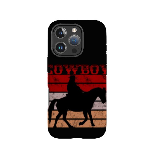 Cowboy Rodeo Horse Gift Country Western Horse Ride IPhone Cases