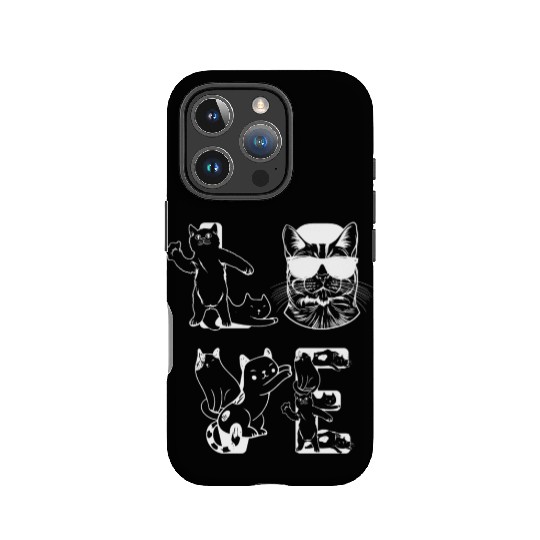 Cat LOVE Cats I Cute Cat Lover I Cat Owner LOVE Ca IPhone Cases