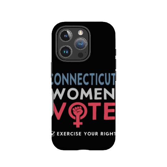 Connecticut Women Vote Voter 2022 Election IPhone Cases
