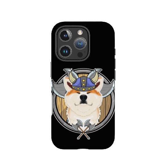 Akita Inu I Valhalla I Viking IPhone Cases