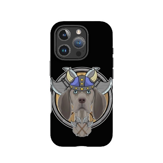 Weimaraner I Valhalla I Viking IPhone Cases