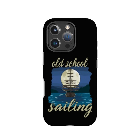 Old School Sailing for a Sailor Captain IPhone Cases