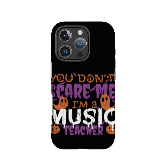 Ghost Pumpkin Music Teacher Halloween IPhone Cases