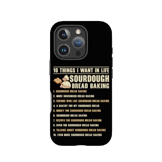 Sourdough Bread Baking Foodie Baker Cooking IPhone Cases