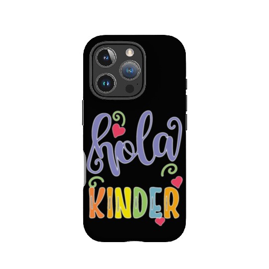 Hola Kinder Spanish Teacher Equipo IPhone Cases