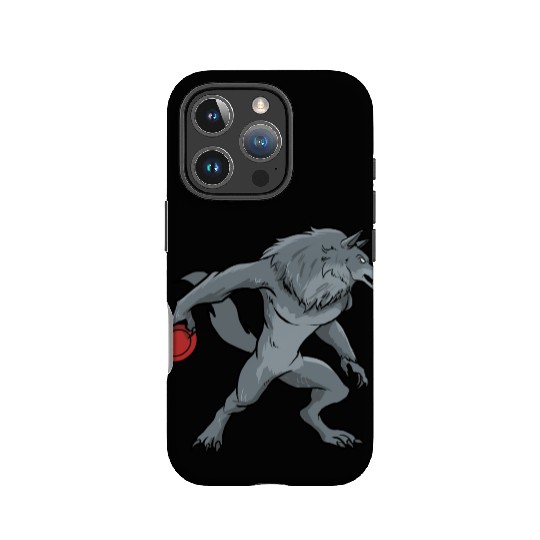 Disc Golf Werewolf IPhone Cases
