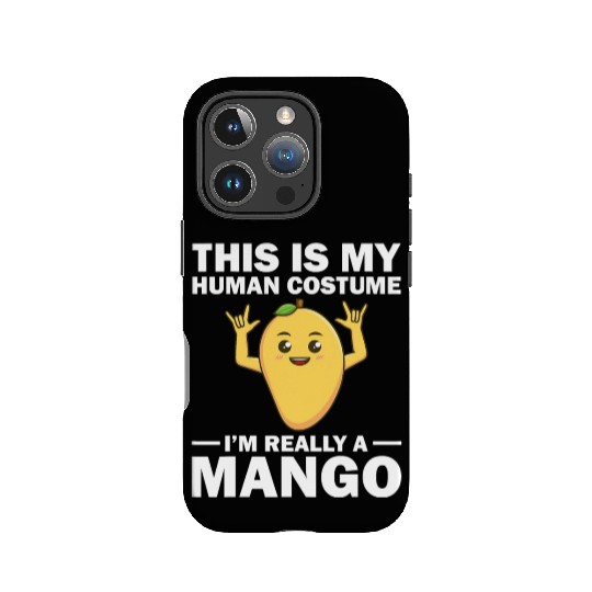 Funny This Is My Human Costume Mango Fruit Lover IPhone Cases