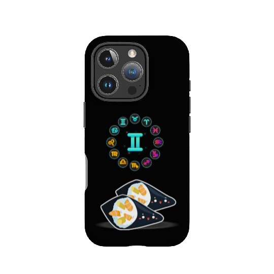 Japanese Sushi Funny Gemini Zodiac Sushi Lover Pun IPhone Cases