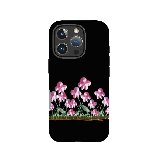 plants pink flowers nature icon IPhone Cases