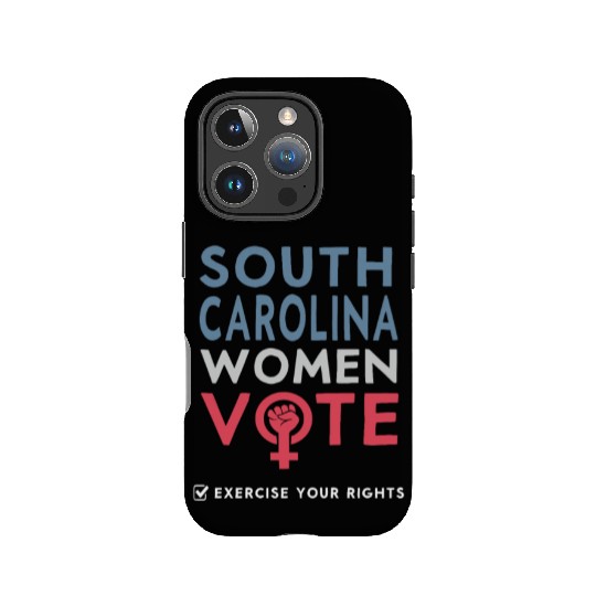 South Carolina Women Vote Voter 2022 Election IPhone Cases