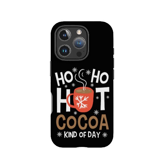 Christmas Funny Ho Ho Hot Cocoa Xmas Holiday Gift IPhone Cases