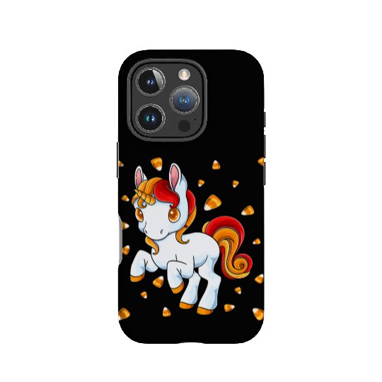 Halloween Unicorn Pony Candy Corn Halloween IPhone Cases