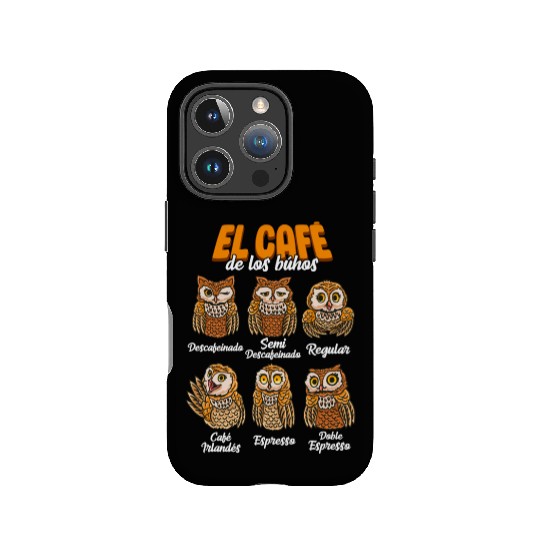 Coffe Owls Types Of Owls Coffee IPhone Cases