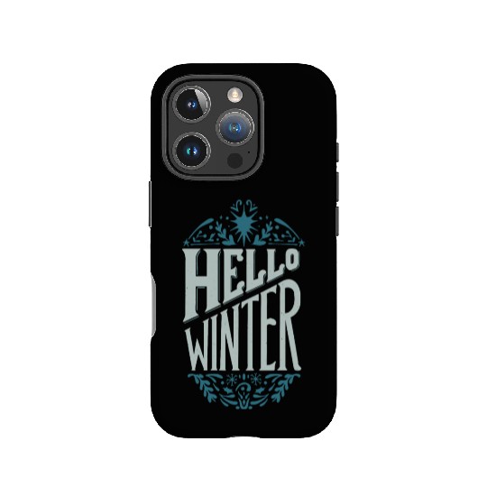 hello winter IPhone Cases