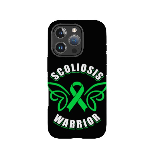 Scoliosis Warrior Green Ribbon IPhone Cases