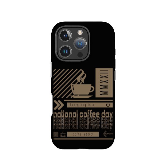 national coffee day 3 IPhone Cases