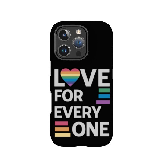 Rainbow unisex love for everyone IPhone Cases
