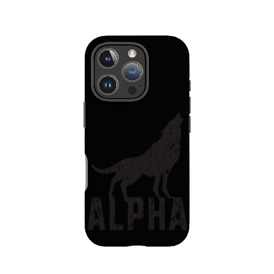 Alpha - wolf lover IPhone Cases