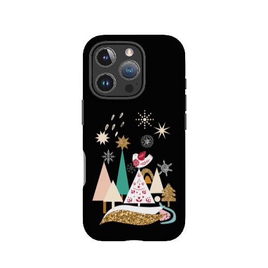 Christmas Winter Scandinavian Trees Snow IPhone Cases