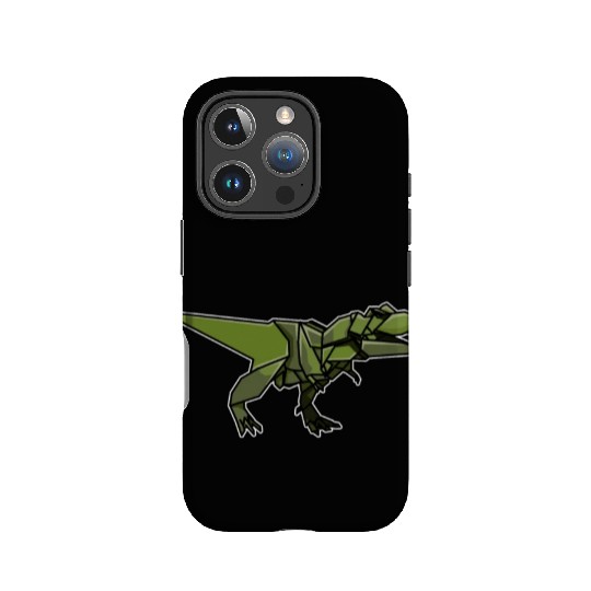 T-Rex Dinosaur Origami Paper Folding Japanese Art IPhone Cases