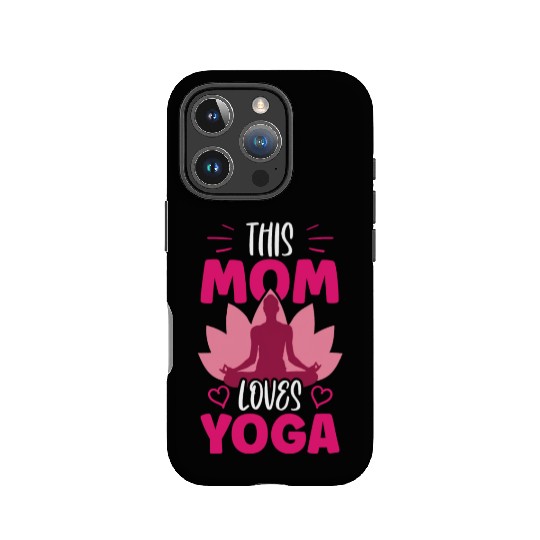 This Mom Loves Yoga Mommy Hobby Mother IPhone Cases
