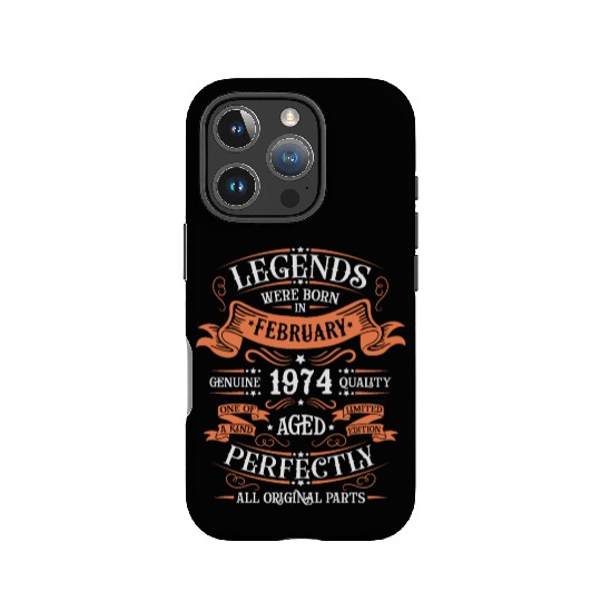 February 1974| February 1974 anniversary 1974 IPhone Cases