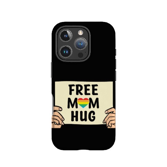Free Mom Hugs LGBTQ Mother's Support IPhone Cases
