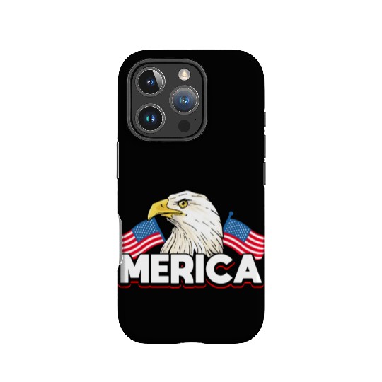 Merica Bald Eagle US Flag Independence IPhone Cases
