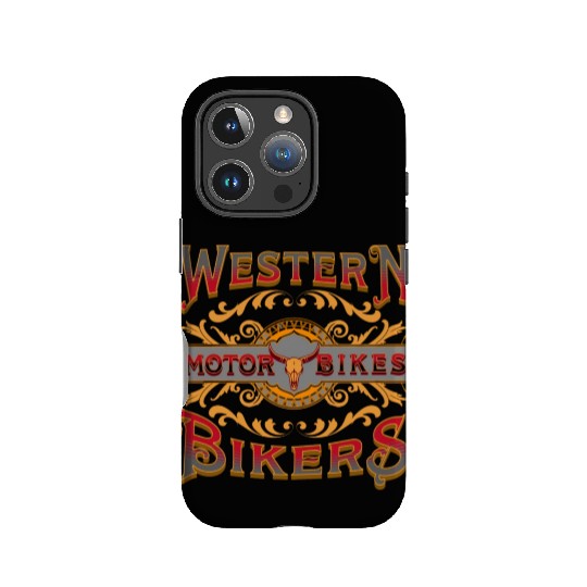 Western Bikers IPhone Cases