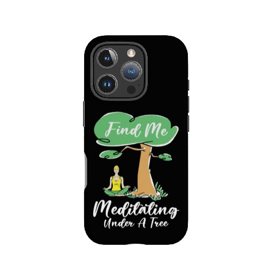 Serenity Meditating Nature Fan Spiritual Yoga IPhone Cases