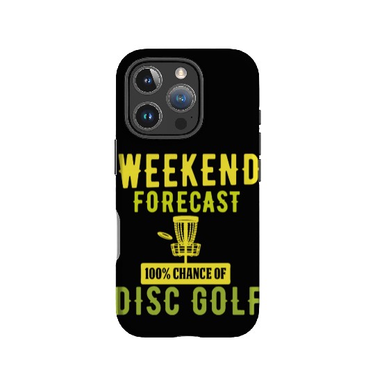 Weekend forecast: 100% chance of disc golf IPhone Cases