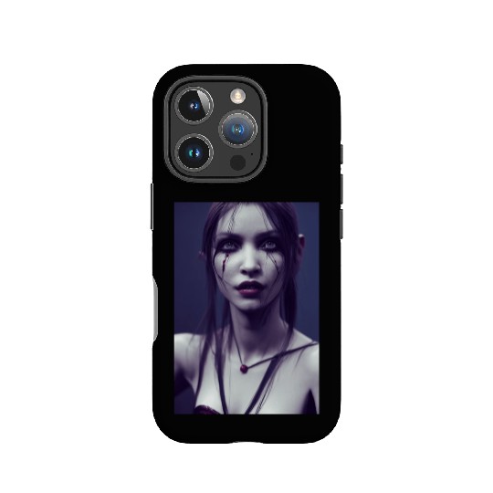 Female vampire IPhone Cases