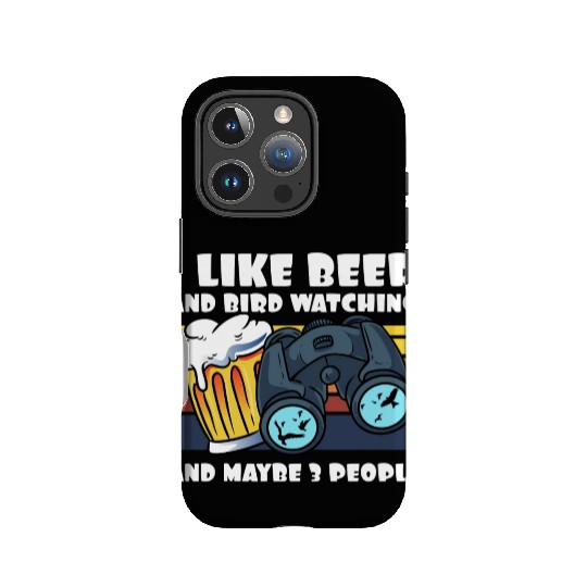 Birdwatching I Like Beer Binoculars Ornithologist IPhone Cases
