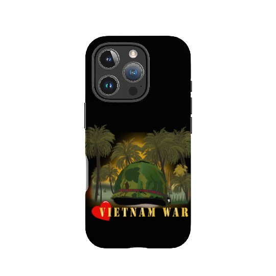 Vietnam Era Helmet Cover - MELOVEYOULONGTIME GI w IPhone Cases
