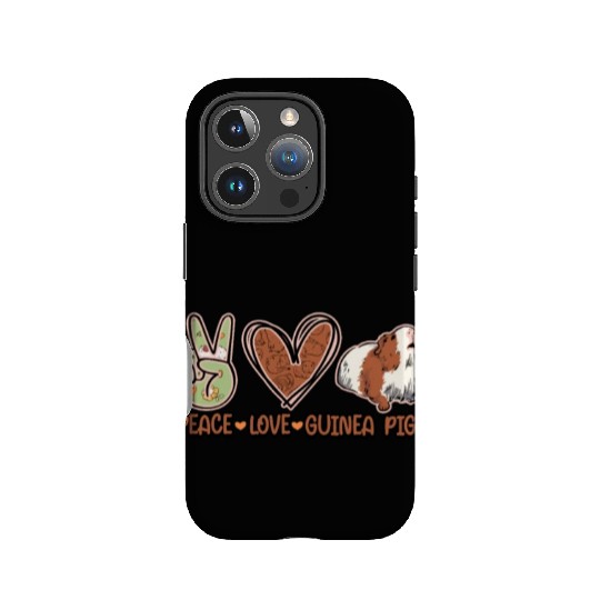 Peace Love Guinea Pigs - guineapig IPhone Cases