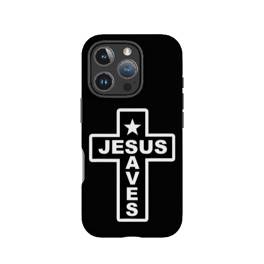 Jesus Saves Christian Faith Bible Cross IPhone Cases