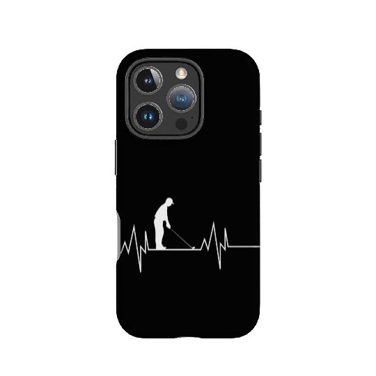 Golf Dad Heartbeat IPhone Cases