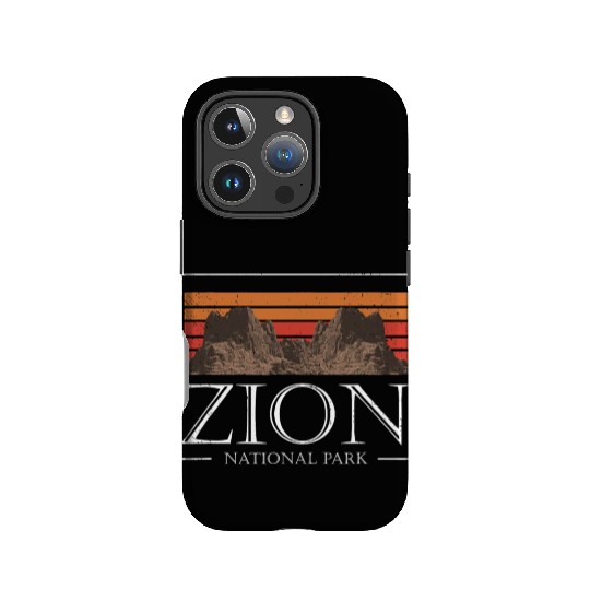 Retro Zion National Park US Vintage Utah Adventure IPhone Cases