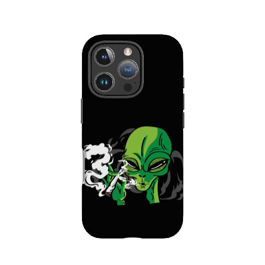 Alien Smoking Gangster Gift IPhone Cases