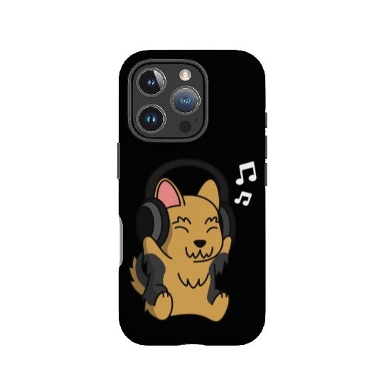 Music Lover Yorkshire Terrier IPhone Cases