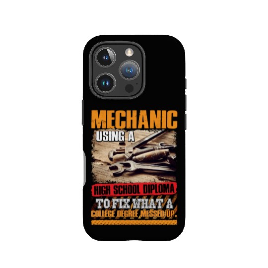 Mechanic Using A High School Diploma To Fix IPhone Cases