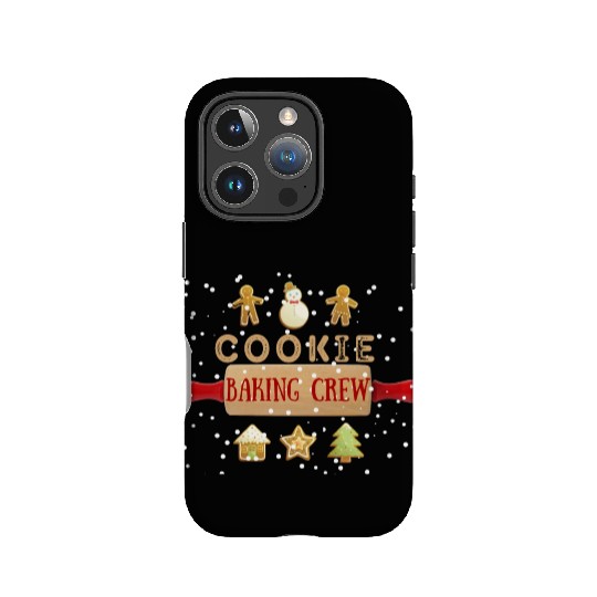 Christmas Gingerbread Baking Graphic IPhone Cases