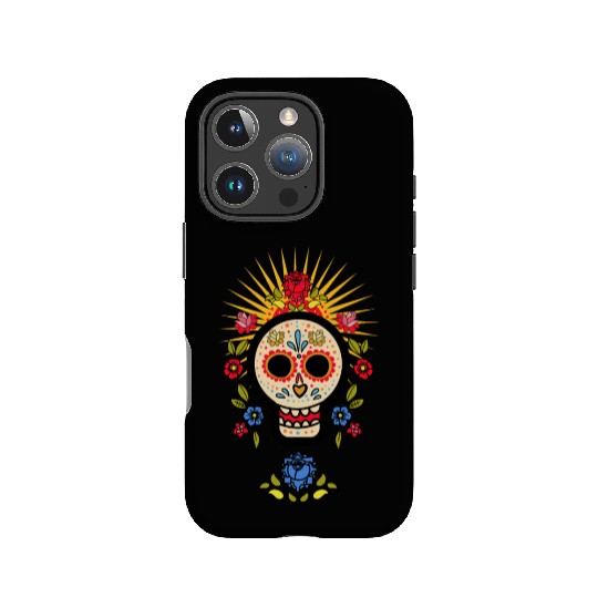 Vingtage Rock Skull Rose Floral IPhone Cases