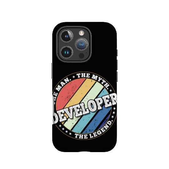 Developer. The man. The myth. The legend. IPhone Cases