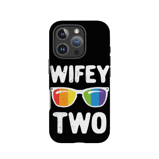 Wife Two Funny Lgbt Lesbian Couple LGBT Pride Gay IPhone Cases