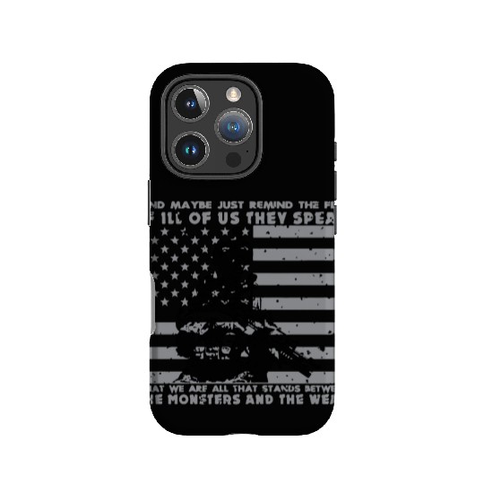 The Monsters And The Weak US Army Veteran IPhone Cases