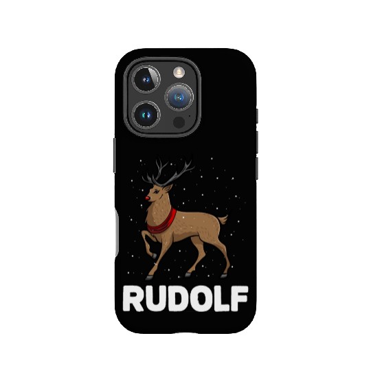 Christmas Santa's Reindeer Lazy Costume Rudolph IPhone Cases