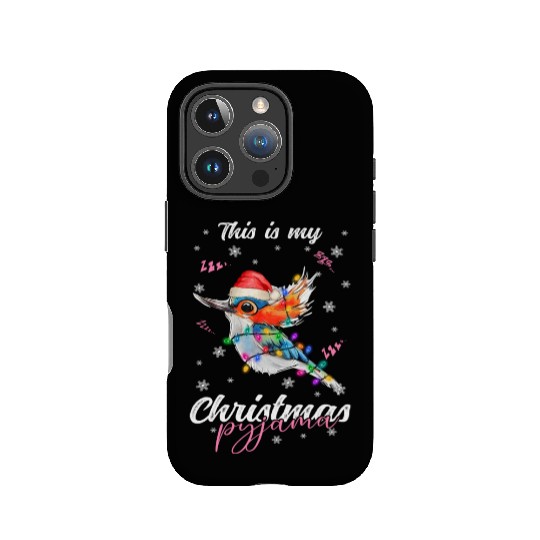 Winter Christmas Pyjama Hummingbird IPhone Cases